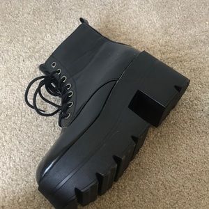 Cute platform booties (on hold)